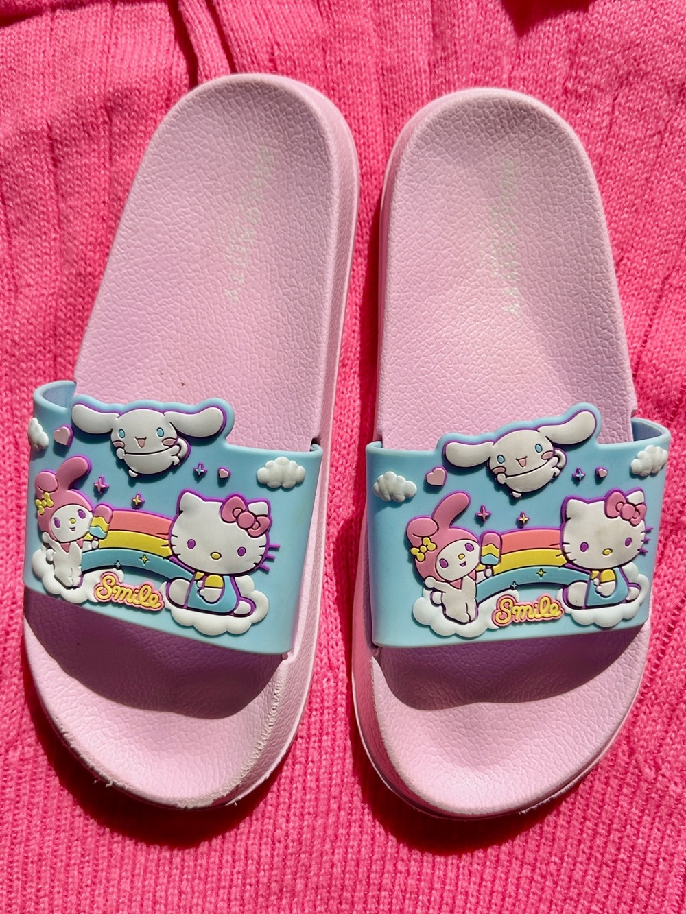 Sanrio Hello Kitty Cinnamoroll My Melody Slides Size 7